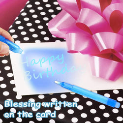 7pcs UV Light Pen Invisible Magic Pencil Secret Fluorescent Pen For Writing Pad Kids Child Drawing Painting Board Safety To Use