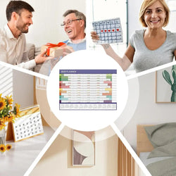 2025 Yearly Wall Calendar Poster 12-Month Annual Yearly Wall Planner 2025 Wall Calendar 2025 Yearly Planner Poster Calendars Jan