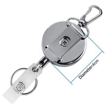 New Retractable Nurse Badge Reel Clip Badge Holder Students Doctor ID Card Holder Keychain Office Accessories