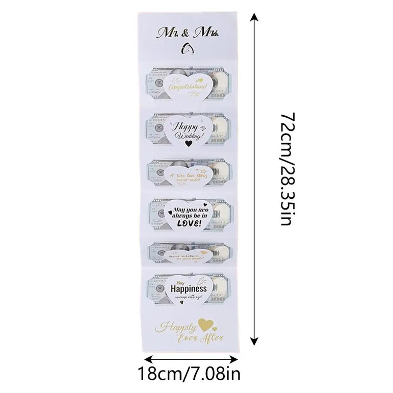 Money Holder For Cash Wedding Money Envelope Wedding Card Money Holder Wedding Envelope For Family Friends Home