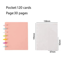 Kpop Photo Album New INS Multi-pockets Loose-leaf Binder 3 Inch Photocard Holder Idol Cards Collect Book Star Chaser