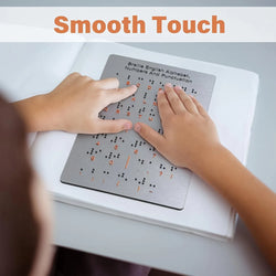 Durable Braille Letter and Number Learning Tool with Tactile Protrusion Reading Function, Educational Aid Tool