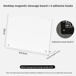 Desktop magnetic large-sized whiteboard, handwritten ironwork sign, coffee shop, standing blackboard billboard