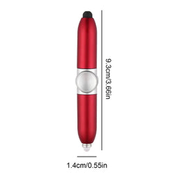 Creative Fingertip Gyroscope Pens Gyro Spinner Light Fidget Toy Pen With Led Relief Stress Finger Ballpoint Pen