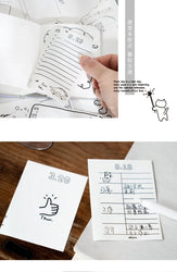 Journal GO 372 sheets 2025 Mini Calendar Note Portable Memo Calendar Student Stationery Delicate Calendar School Office Supplies
