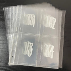25 Sheets Of 100 Envelopes Save Money Challenge Pre-marked 1-100 Money Bag Cash Filler A5 Ring Adhesive Insertion Replacement