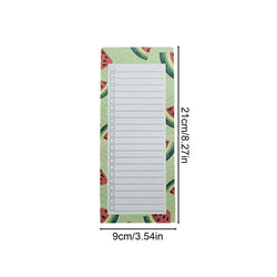 50 Sheets Magnetic Fridge Notepads To-Do List Pad Memo Pad for Grocery Shopping Memos Mini To-do-list Note Paper Pad Reminders
