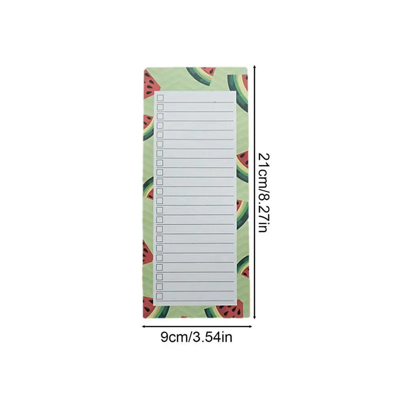 50 Sheets Magnetic Fridge Notepads To-Do List Pad Memo Pad for Grocery Shopping Memos Mini To-do-list Note Paper Pad Reminders
