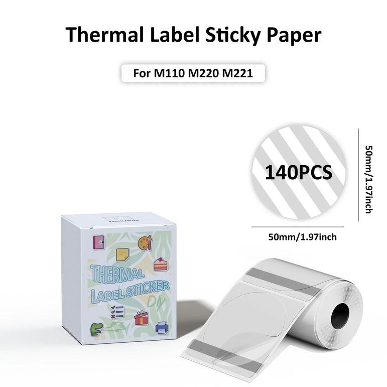 M110 Paper Compatible With M110/M120/M220/M221 Label Maker Printer Thermal paper Label Maker Paper M110 Label For Small Business