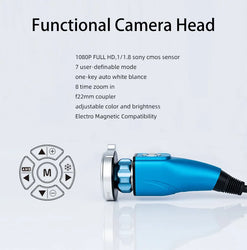 Portable Medical Endoscope Camera System 1080P Full HD Endoscopy Camera With LED Light Source For ENT Nasal Veterinary Surgery