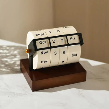 Perpetual Date Calendar 12 Months Weeks Display Perpetual Calendar Tabletop Ornaments Countdown Calendar For Bedroom Cafe