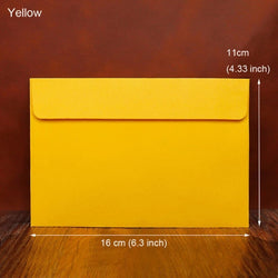 10PSC/Pack Invitation Envelopes A6 letter Papers Envelope 6'' x 4'' for Ideal for Wedding Holiday Birthday Greeting Card