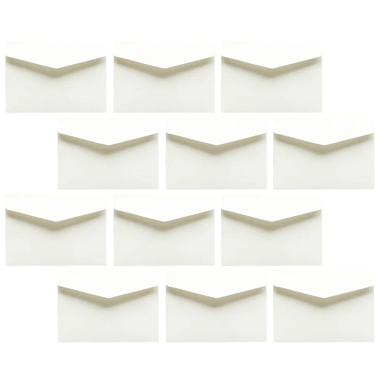 100 Pcs Mini Blank Envelopes Card Storage Bag Paper Envelope Document Holder Business Letter Envelope Money Bag Thickened File