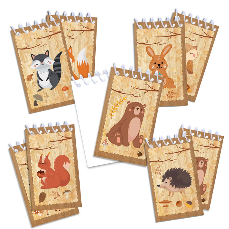 16pcs Football Mermaid Animals Mini Spiral Pocket Notebooks Memo Pad Coil Booklet Notepads For Kids Gifts Party School Diaries