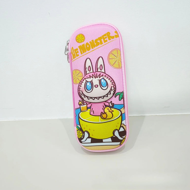 Kawaii 3D multiple anime EVA large-capacity waterproof lightweight student pencil cases, school supplies and stationery bags