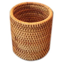 Household Rattan Organizer Chopsticks Shovel Spoons Dinner Knives Forks Tableware Storage Box Storage Baskets