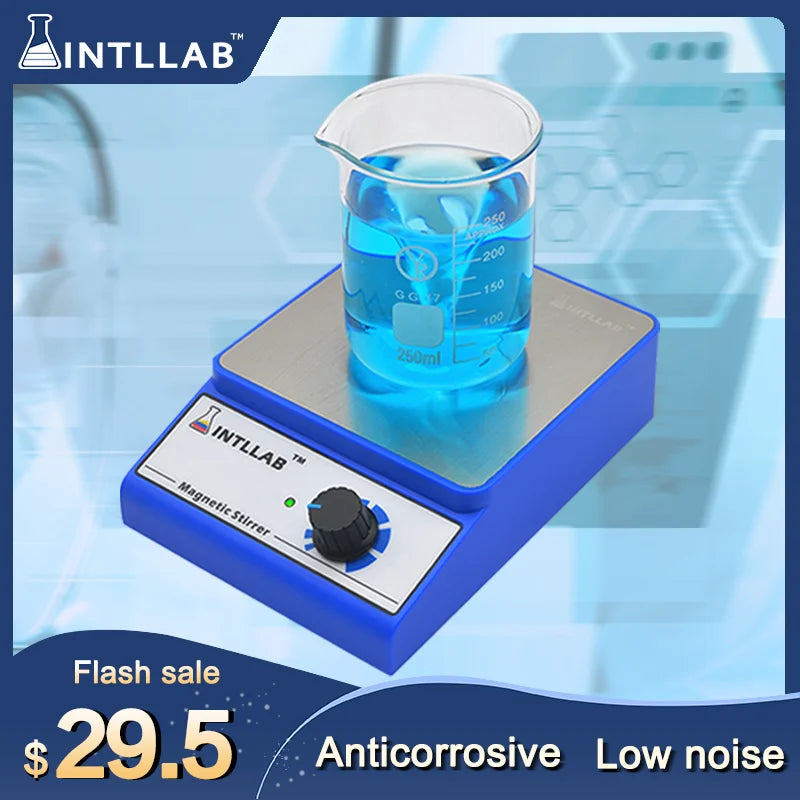 US Plug 3000ml Capacity Magnetic Stirrer With 316 Stainless Steel, Lightweight and Compact, with an Extraordinary Rotation Speed
