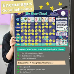Magnetic Reward Chart Toys For Children Good Habits To Develop Time Activity Schedule Refrigerator Stickers Games