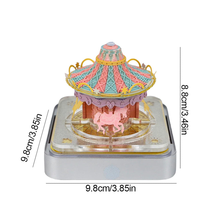 Castl Desk Calendar 2025 Tear-Away 3D Calendar Memo Pad Creative Desk Calendar DIY Notes Notepad 3D Art Calendar Paper