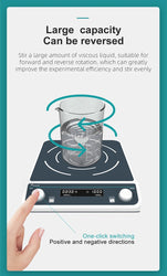 JOANLAB Multiple Magnetic Stirrer Hot Plate Digital Display Laboratory Stirrer Magnetic Mixer Heating Four-station Six-Position