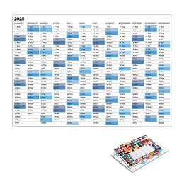 2025 Calendar Planner Sheet Large Wall Calendar Kawaii To Do List Planner Target List Schedule Organizer Office Supplies