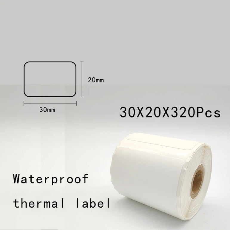 5PK Thermal Adhesive Label Papers for P1 Label Papers DP23 DP30 DP80 Label Maker  Waterproof  Tear Resistant Sticker