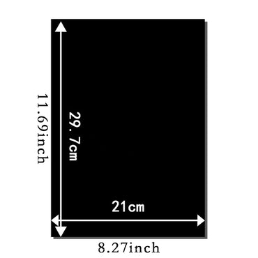 A4 180G200G300G 20/50PCS Black Cardboard Paper Handmade Card Paper DIY PackageThick Watercolor Painting Origami Crafts Pack