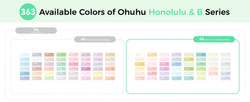 Ohuhu Honolulu New 48 Pastel Colors Marker Pen Set Alcohol Art Markers Blossoming Dual Tips Sketching Drawing School Art Supplie