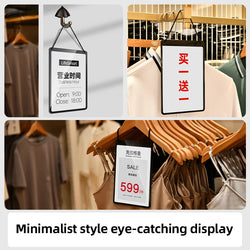 Placards lit. hang up a plate Event Listing Advertising and promotional display boards Warehouse signage Hanging alert signs