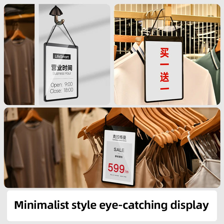 Placards lit. hang up a plate Event Listing Advertising and promotional display boards Warehouse signage Hanging alert signs