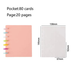 Kpop Photo Album New INS Multi-pockets Loose-leaf Binder 3 Inch Photocard Holder Idol Cards Collect Book Star Chaser