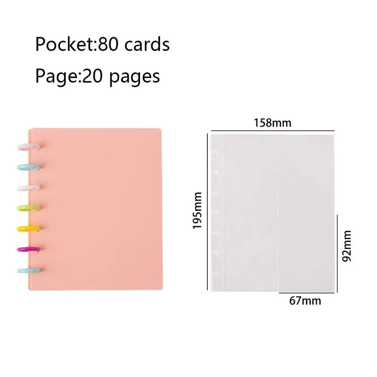 Kpop Photo Album New INS Multi-pockets Loose-leaf Binder 3 Inch Photocard Holder Idol Cards Collect Book Star Chaser