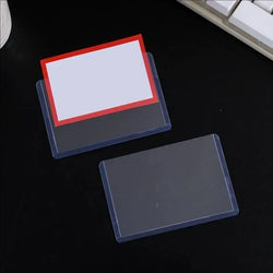 1-50PCS Transparent Korean Kpop Card Sleeve with Protective Film Clear Card Holder Idol Photo Game Card Toploaders Cover 35PT