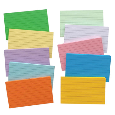 500 Sheets Colored Index Cards Sticky Notes Compact Blank Convenient Graffiti Portable Daily Paper DIY Note Cards Message Supply