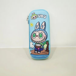 Kawaii 3D multiple anime EVA large-capacity waterproof lightweight student pencil cases, school supplies and stationery bags