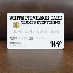 Wallet Size Novelty PVC Trumps Everything Card Privilege Card Official Race Card Credit Card