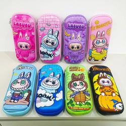 Kawaii 3D multiple anime EVA large-capacity waterproof lightweight student pencil cases, school supplies and stationery bags