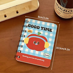 A7 Cartoon Capybara Coil Notebook Kawaii Learning Coil Book Cute Study Pocket Notepad Small Notebook School Stationery 
﻿ 
﻿