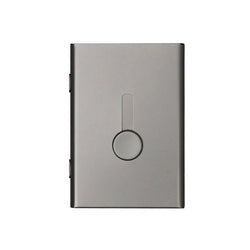 Business Card Holder Hand Push Card Case Bank Card Membership Cards Package Metal Ultra Thin Business Card Box Organizer