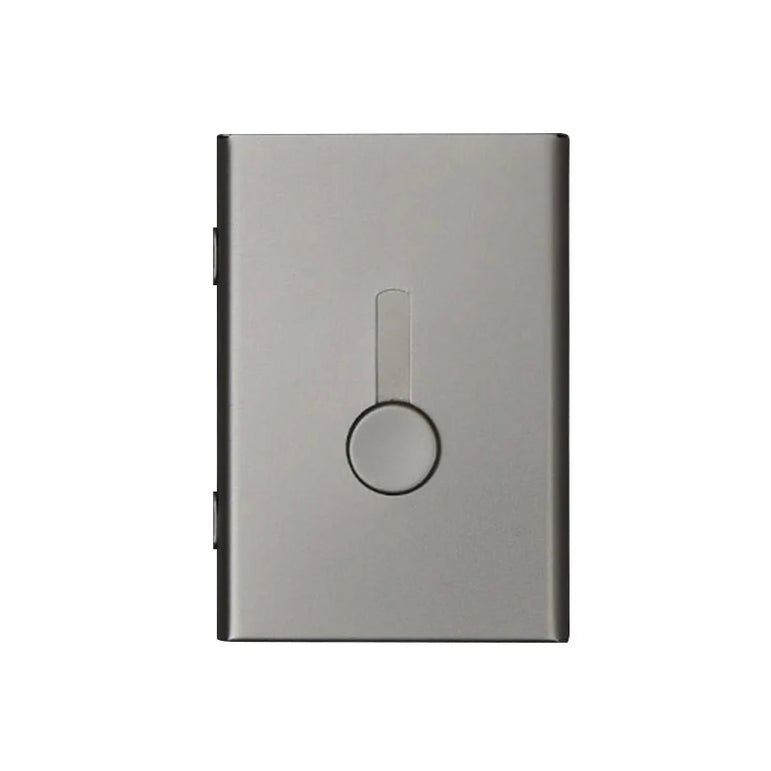 Business Card Holder Hand Push Card Case Bank Card Membership Cards Package Metal Ultra Thin Business Card Box Organizer