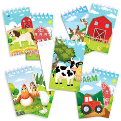 16pcs Football Mermaid Animals Mini Spiral Pocket Notebooks Memo Pad Coil Booklet Notepads For Kids Gifts Party School Diaries