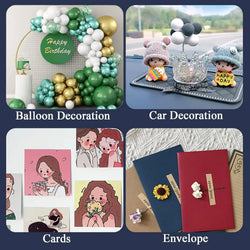 Adhesive Stick dots Two-Sided Sided Mounting Putty Stick Tack for Wall Hanging Crafts Balloons Festival Party Decorations