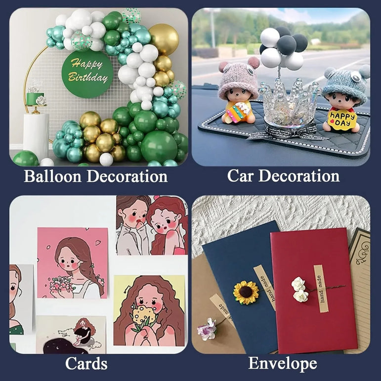 Adhesive Stick dots Two-Sided Sided Mounting Putty Stick Tack for Wall Hanging Crafts Balloons Festival Party Decorations