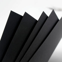 A4 180G200G300G 20/50PCS Black Cardboard Paper Handmade Card Paper DIY PackageThick Watercolor Painting Origami Crafts Pack