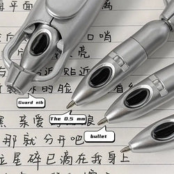 Creative Squid Shaped Folding Ballpoint Pen 0.5mm Black Gel Pen Writing Tools School Student Stationary Office Supplies