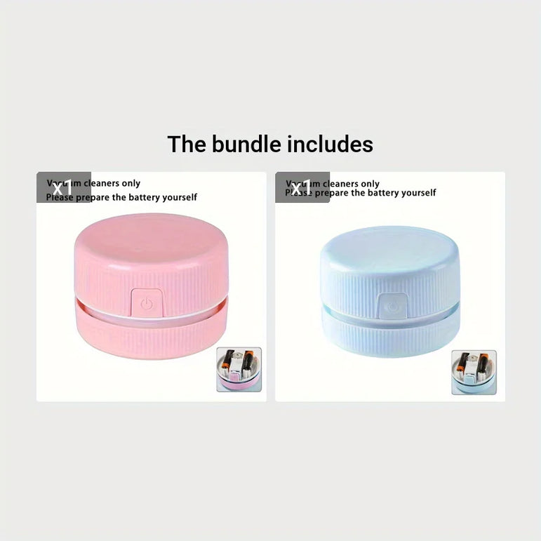 Desk vacuum cleaner, mini small household rubber paper cleaner, portable student supplies, office supplies, desktop storage box
