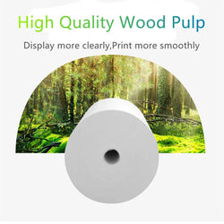 Thermal Paper 57x30mm POS Printer Blue Font 10 Rolls Mini Mobile Bluetooth Cash Register Roll Paper Bill Receipt Printing Paper