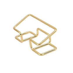 Bview Art Simple fashion display organizer card box iron line business card holder business card holder creative metal