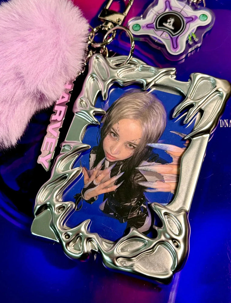 Electroplating Card Storage Cover Kpop Star Card Storage Personalized Fashion Accessories Decoration Office Study Supplies