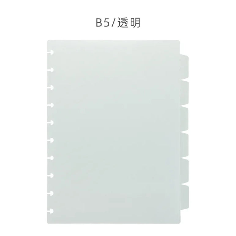 A4A5B6B5 Divider Page Index Page Category Page Index Loose-leaf Book Sub-page Divider Hand Account Divider Page for Notebook